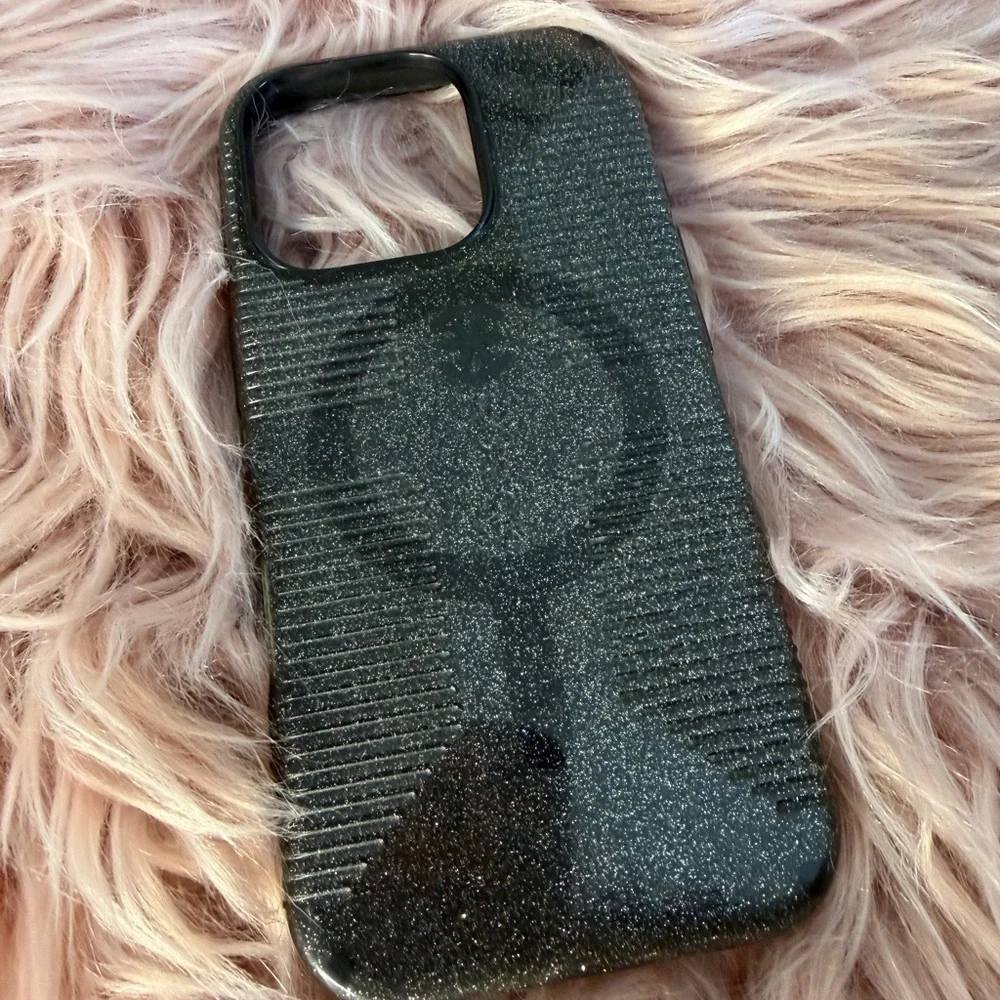Speck iPhone 16 PRO Case Candyshell Grip MagSafe Glitter Black